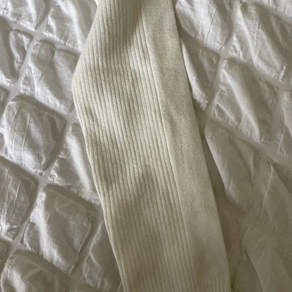 Karen Millen White Sweater with Ribbed Detailing - Picture 6 of 10